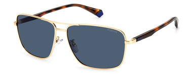 Men Polaroid Sunglasses: PLD 2121/S - Crystal Black - SpecSMART Eye Clinic (Diagonal View)